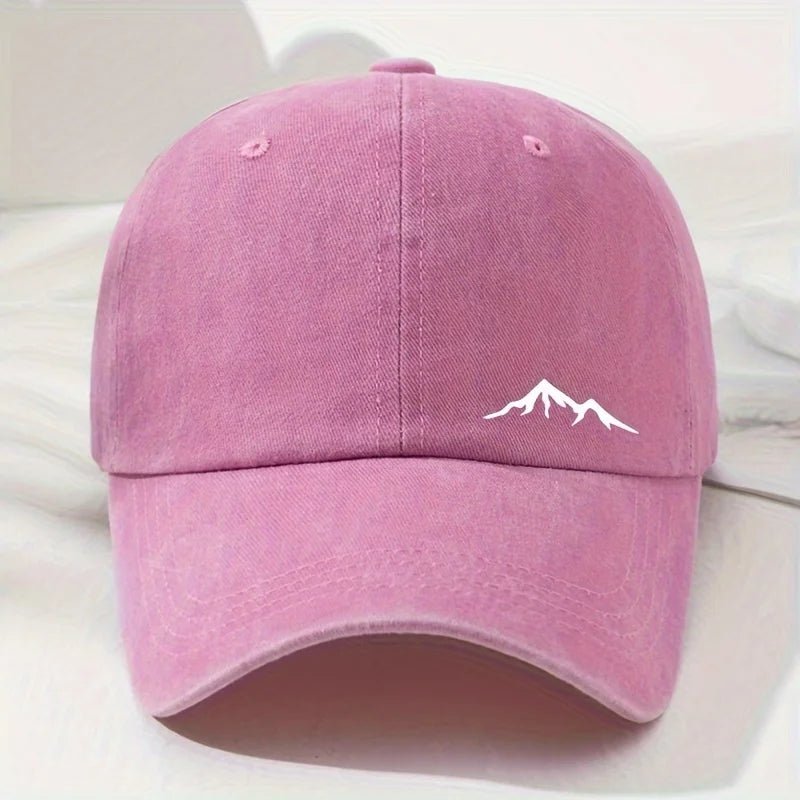 Men's Mountain Print Baseball Cap – Outdoor Style with All - Season Sun Protection - My Wear Clothing Co