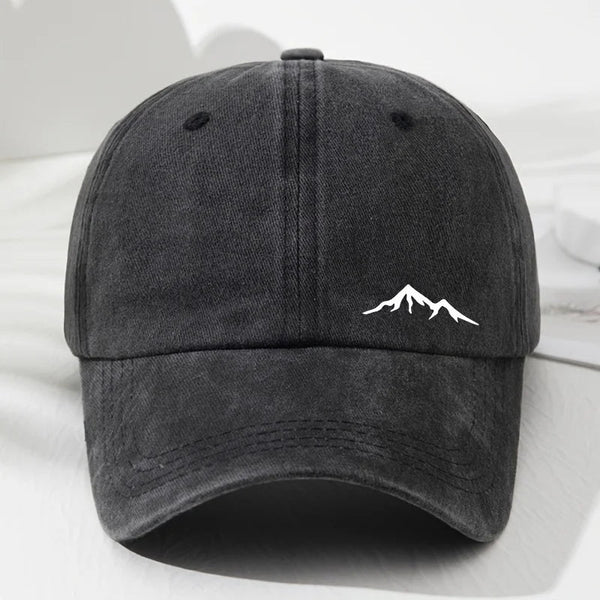 Men's Mountain Print Baseball Cap – Outdoor Style with All - Season Sun Protection - My Wear Clothing Co