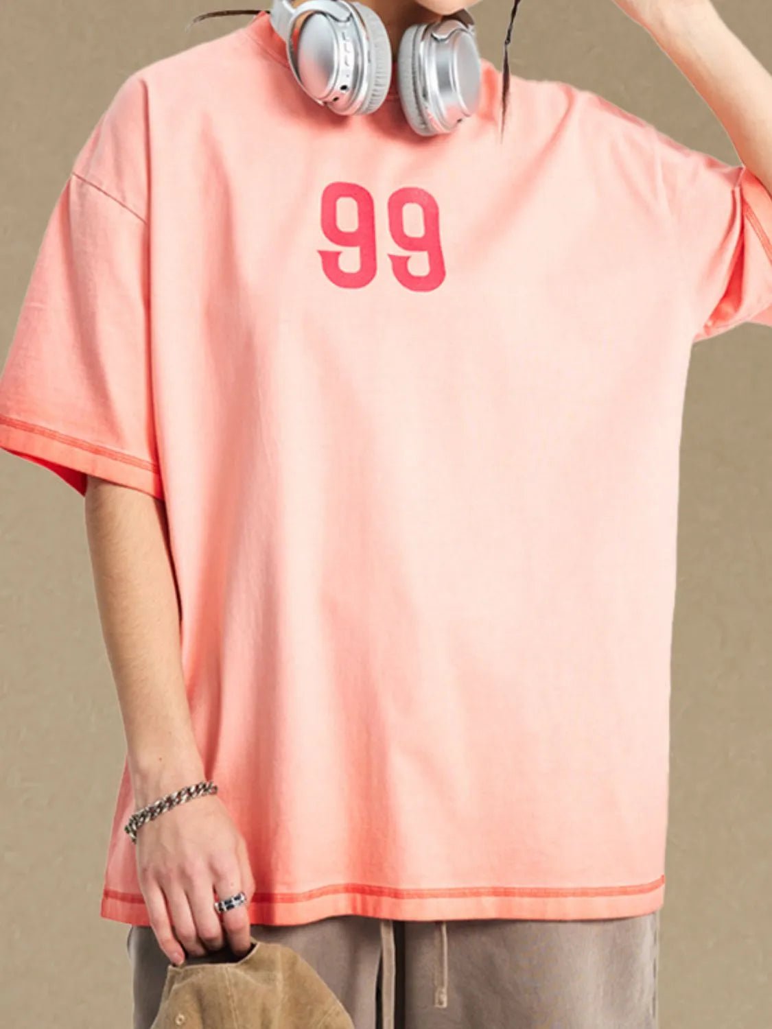 Men's Number Round Neck Half Sleeve T-Shirt - My Wear Clothing Co