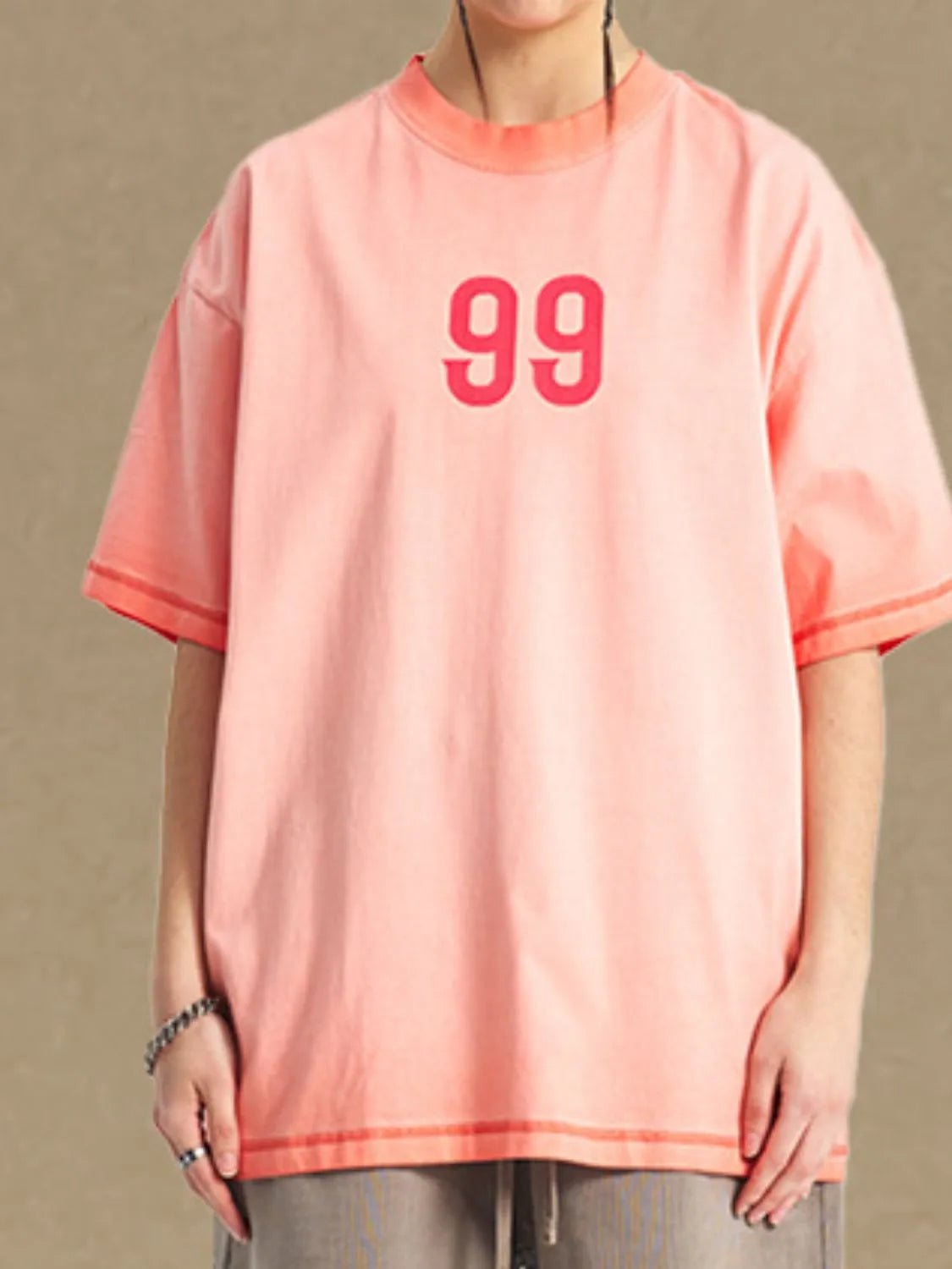 Men's Number Round Neck Half Sleeve T-Shirt - My Wear Clothing Co