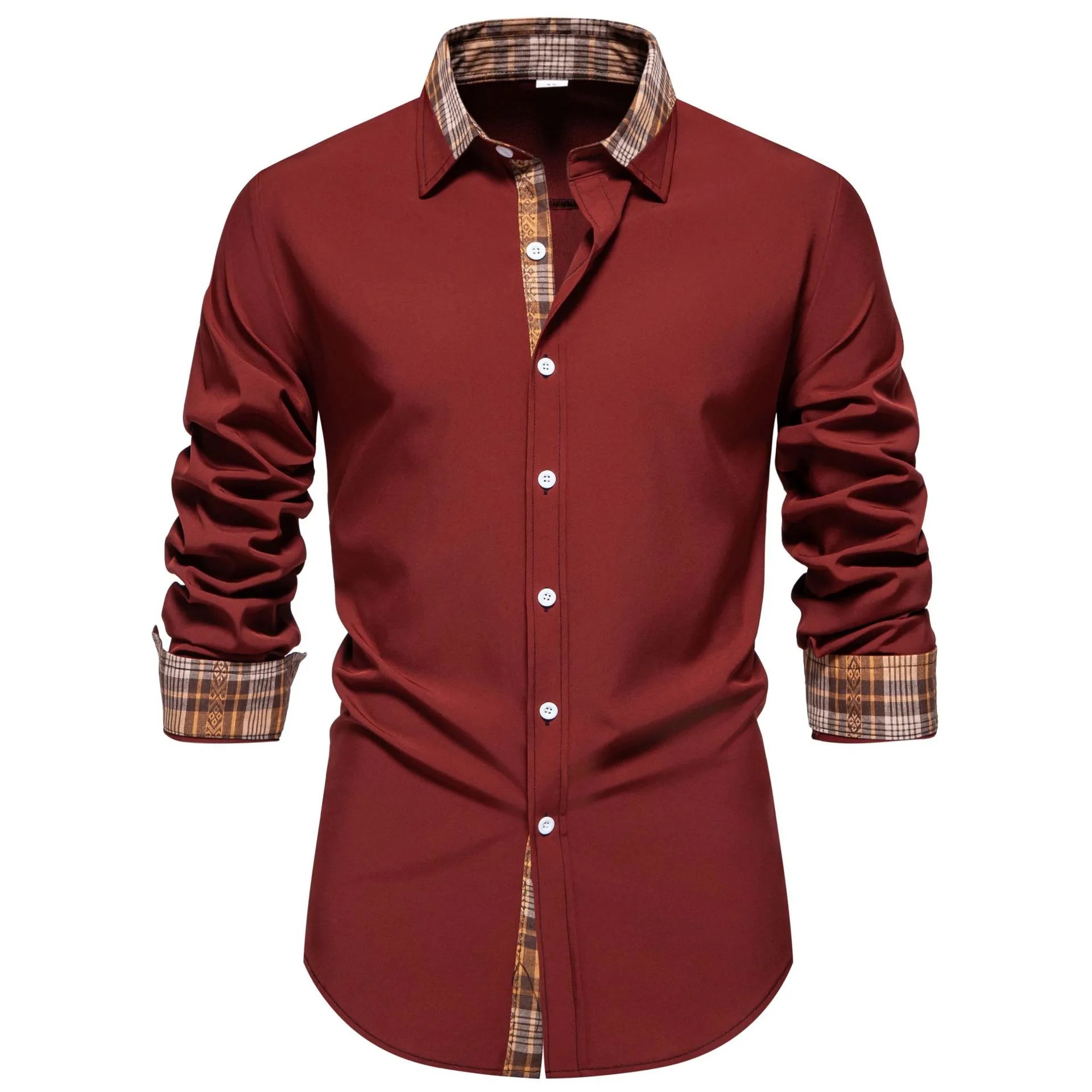 Men's Plaid Collar Button - Down Shirt – My Wear - My Wear Clothing Co
