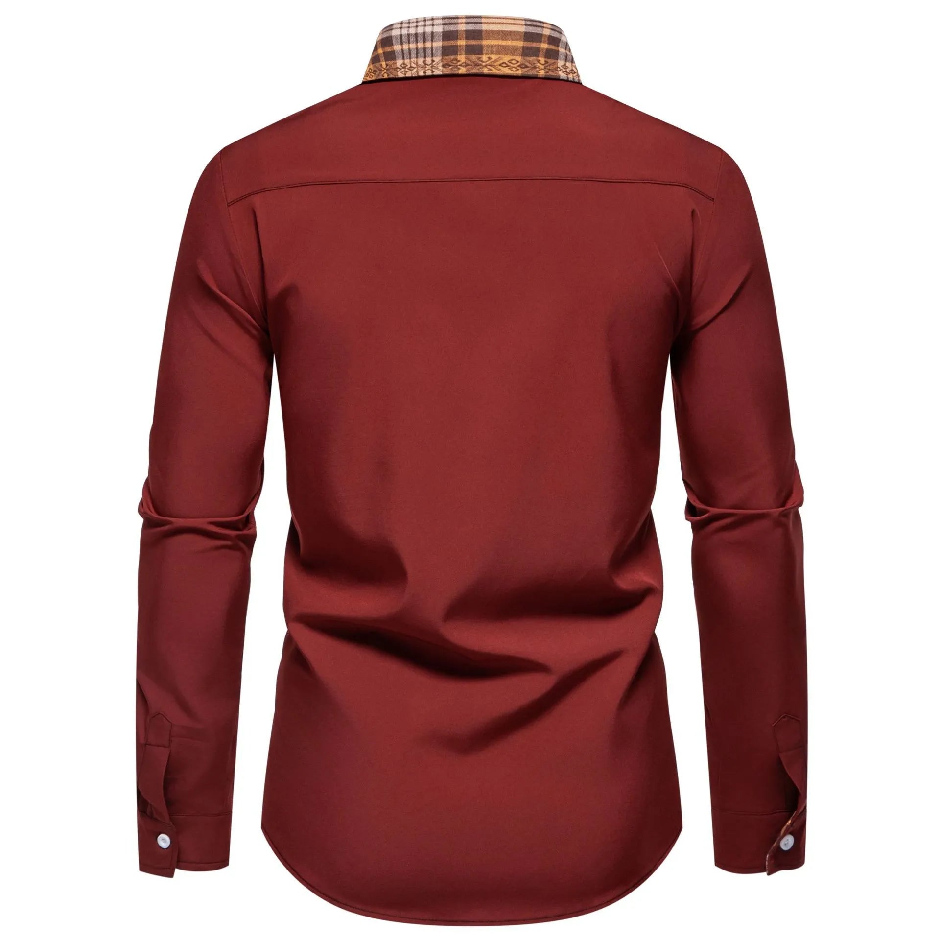 Men's Plaid Collar Button - Down Shirt – My Wear - My Wear Clothing Co