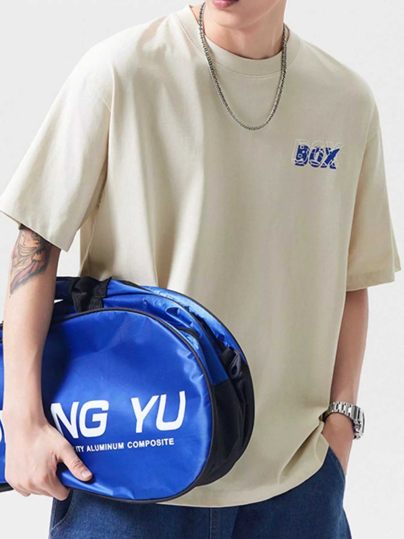 Men's Plus Size Big Box Graphic Casual T-Shirt - My Wear Clothing Co