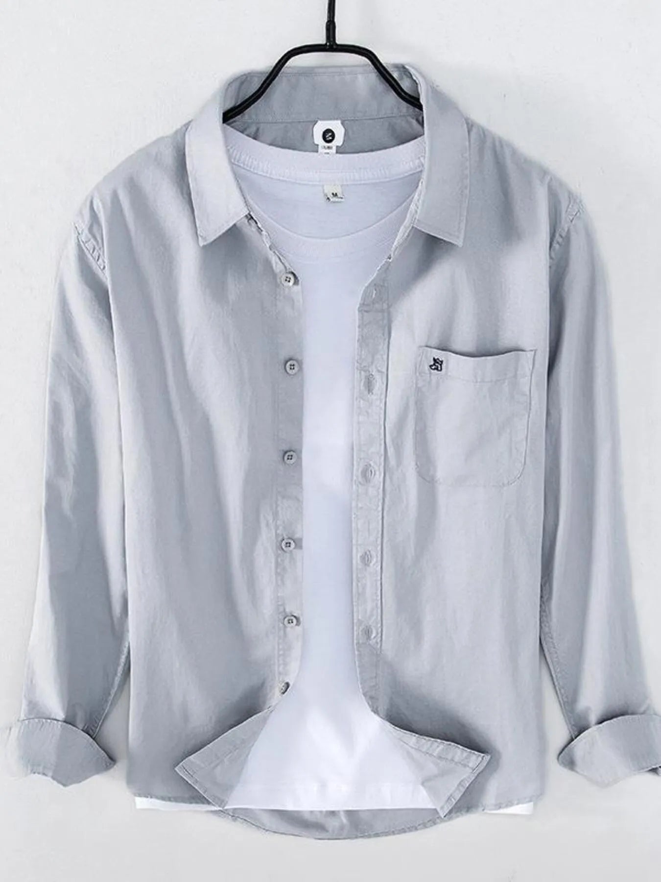 Men's Plus Size Button Up Long Sleeve Shirt - My Wear Clothing Co
