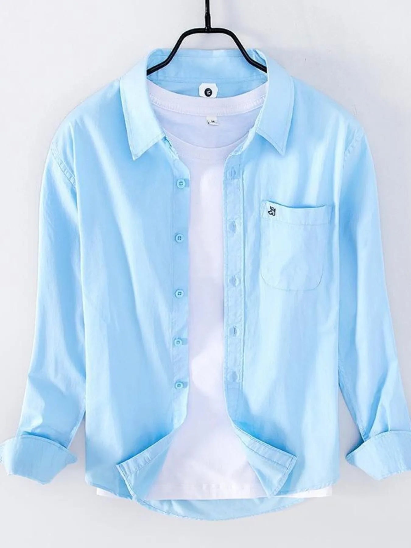 Men's Plus Size Button Up Long Sleeve Shirt - My Wear Clothing Co
