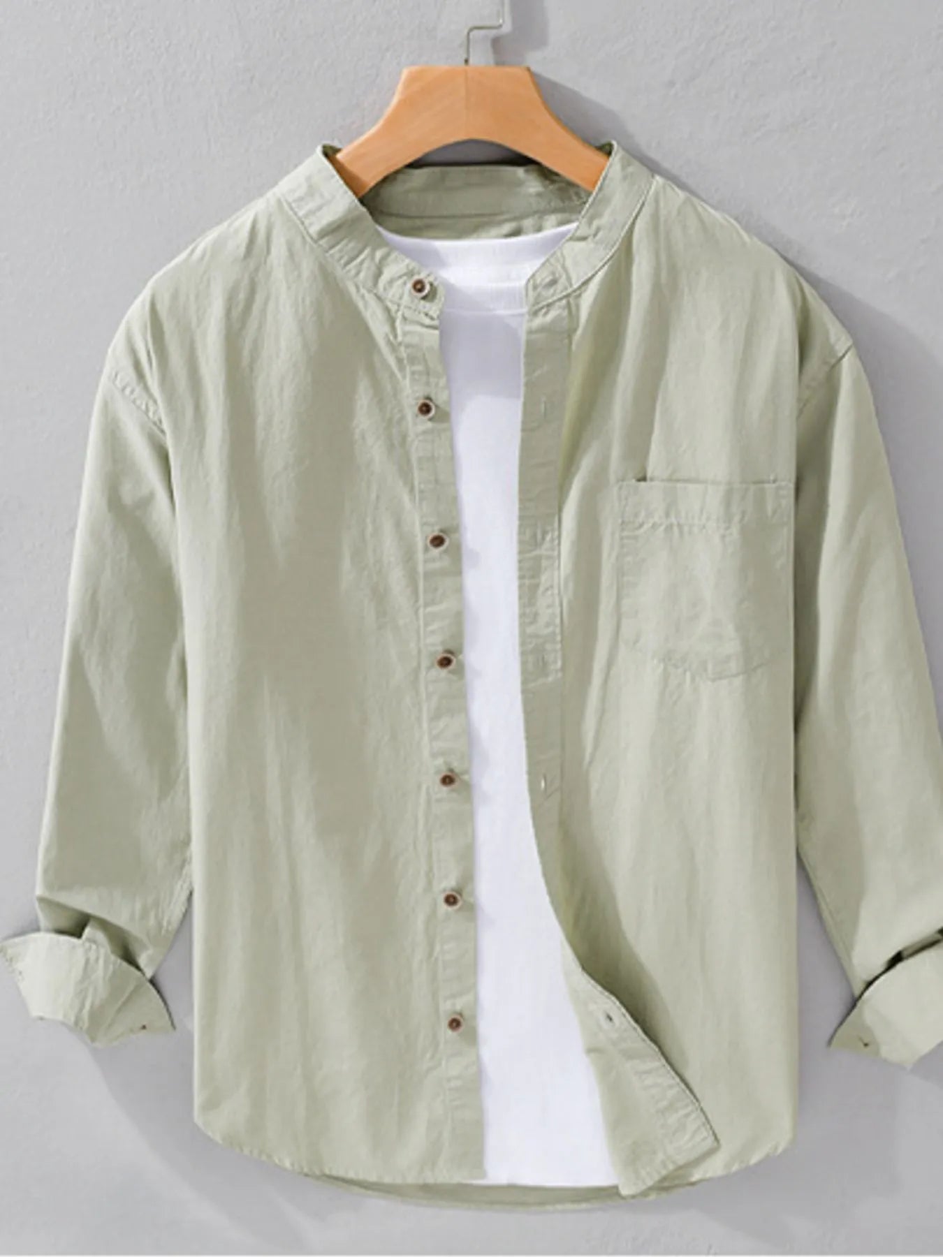 Men's Plus Size Button Up Long Sleeve Shirt - My Wear Clothing Co