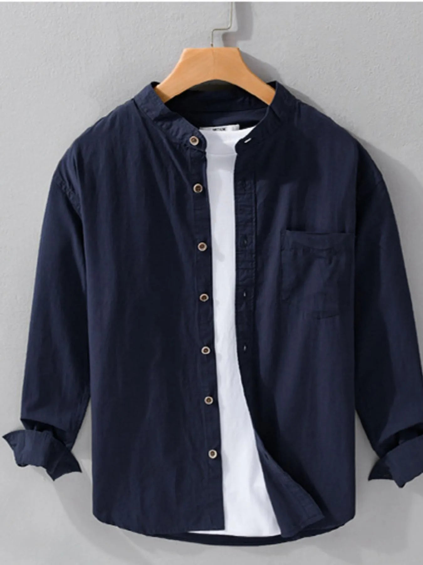 Men's Plus Size Button Up Long Sleeve Shirt - My Wear Clothing Co