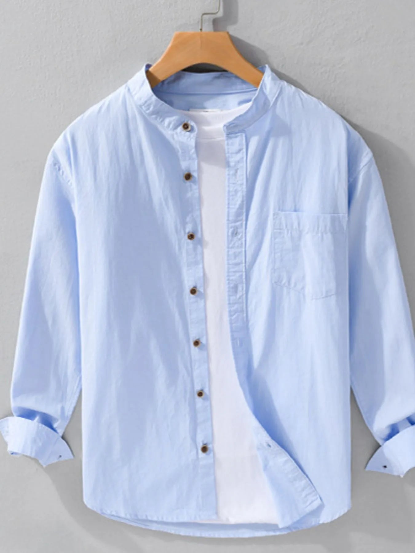 Men's Plus Size Button Up Long Sleeve Shirt - My Wear Clothing Co