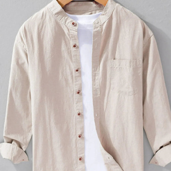 Men's Plus Size Button Up Long Sleeve Shirt - My Wear Clothing Co