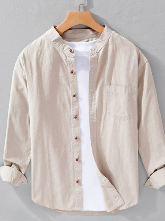 Men's Plus Size Button Up Long Sleeve Shirt - My Wear Clothing Co