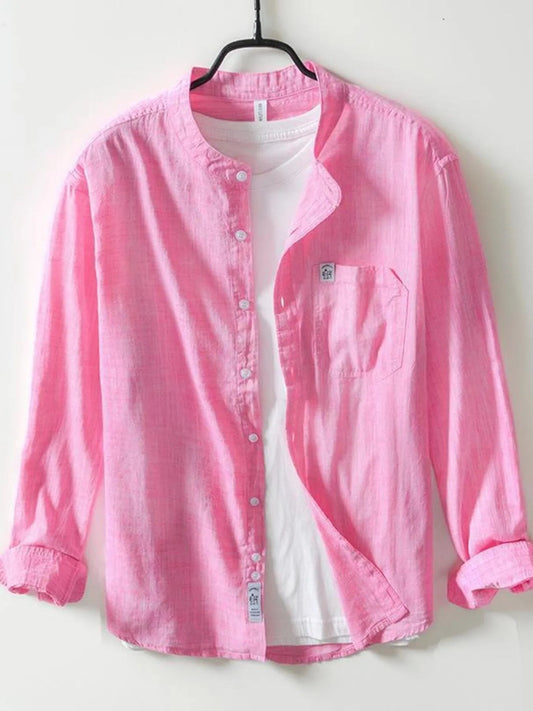 Men's Plus Size Button Up Long Sleeve Shirt - My Wear Clothing Co