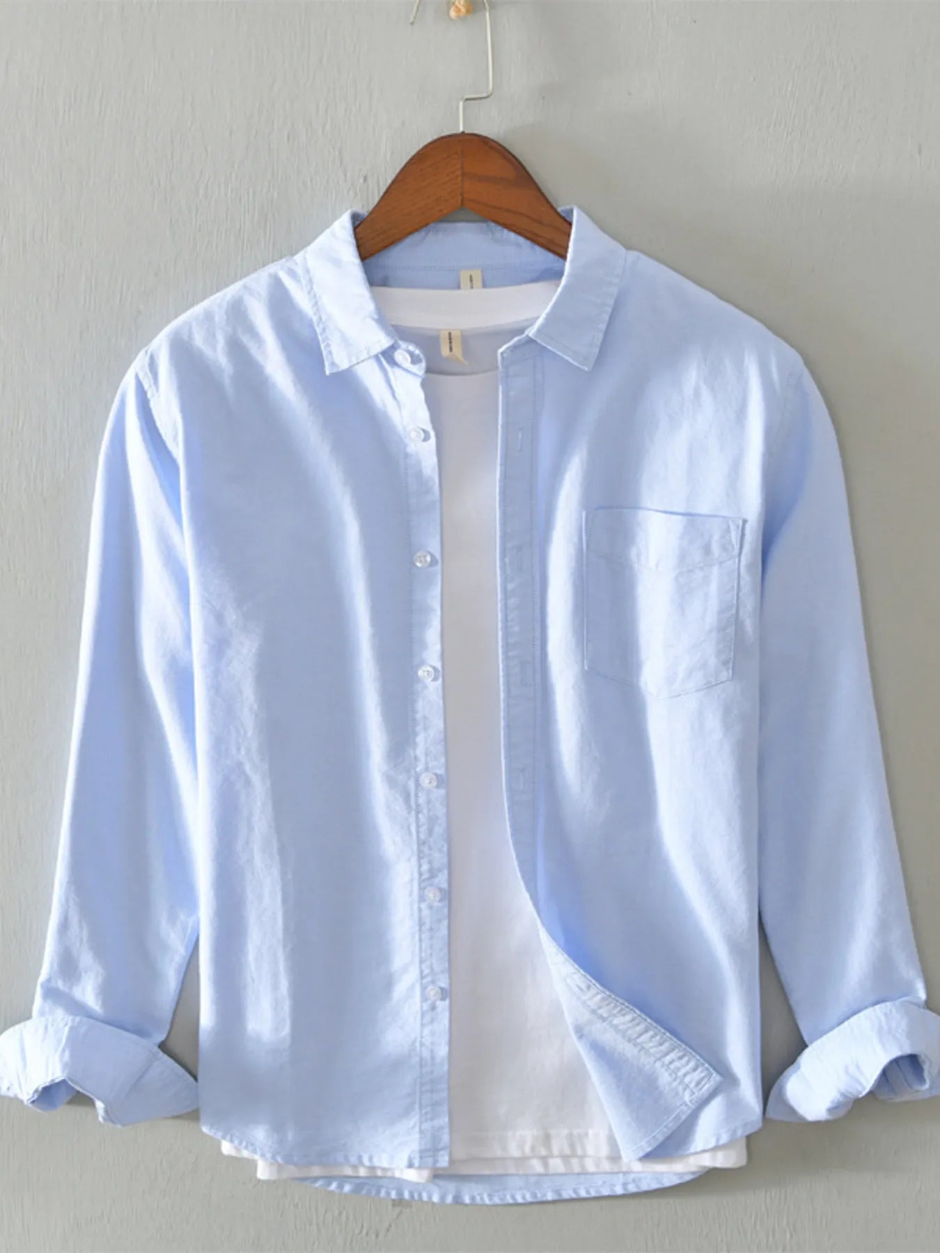 Men's Plus Size Button Up Long Sleeve Shirt - My Wear Clothing Co
