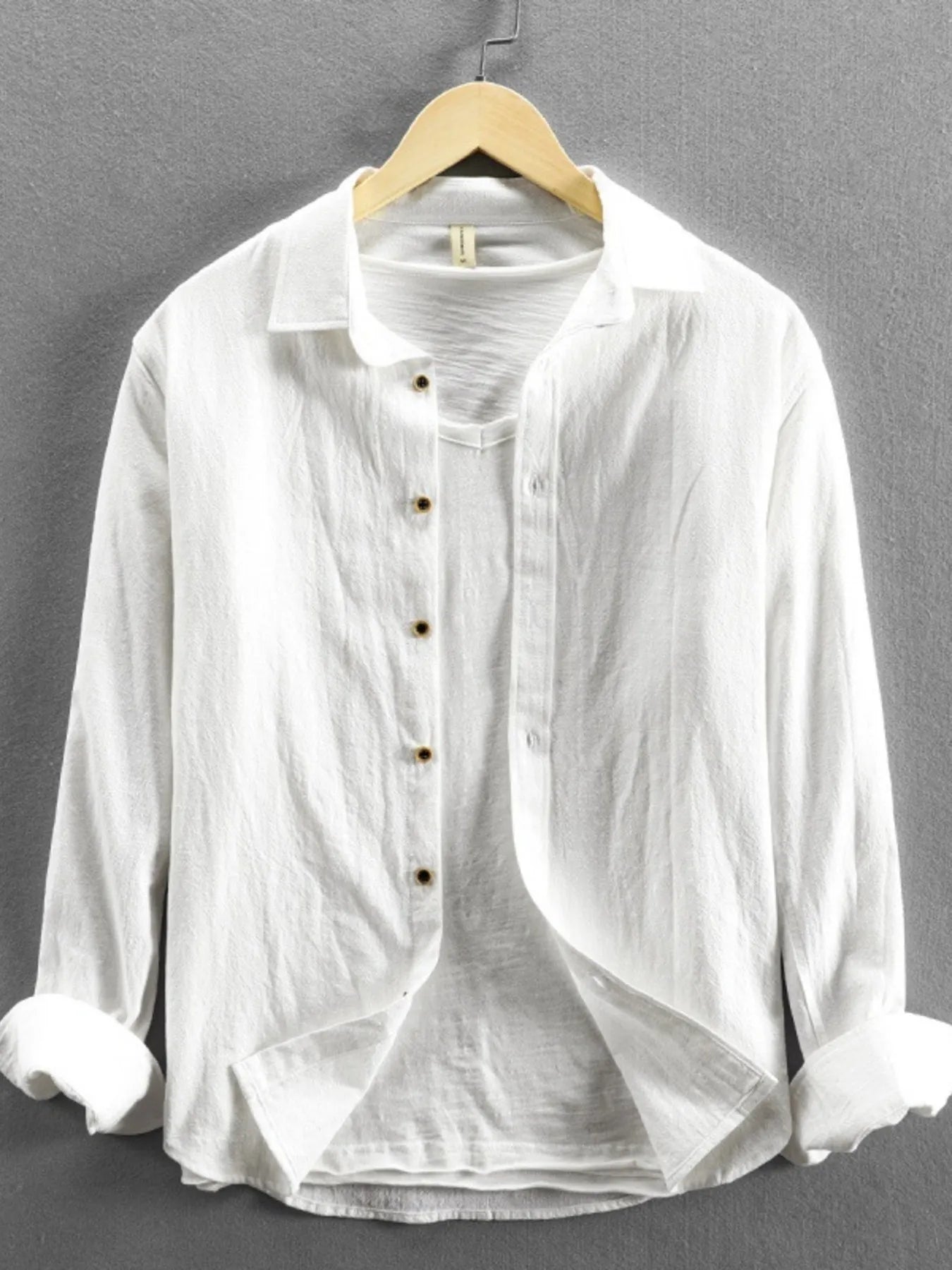 Men's Plus Size Button - Up Long Sleeve Shirt - My Wear Clothing Co