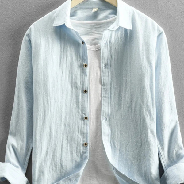 Men's Plus Size Button - Up Long Sleeve Shirt - My Wear Clothing Co