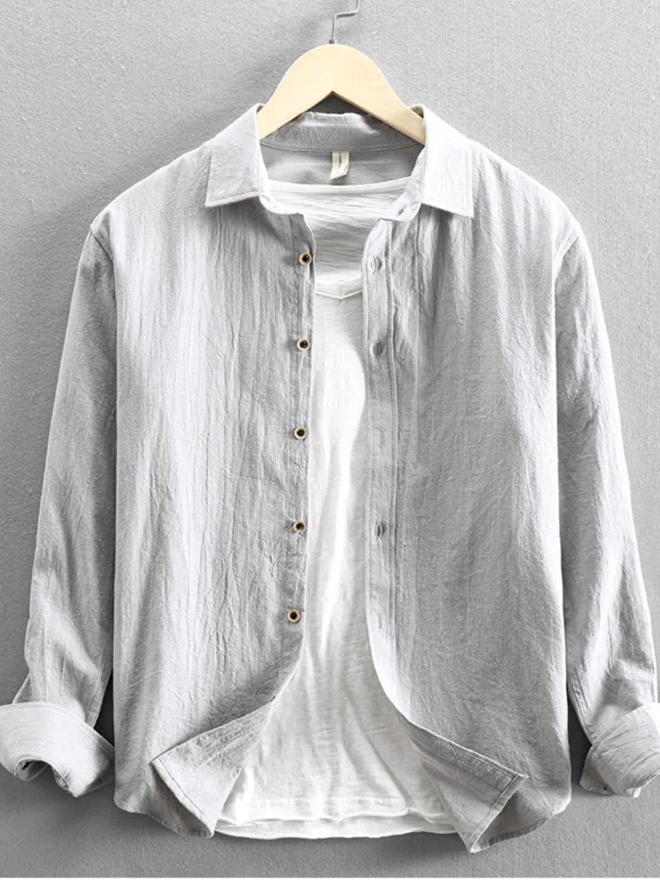 Men's Plus Size Button - Up Long Sleeve Shirt - My Wear Clothing Co
