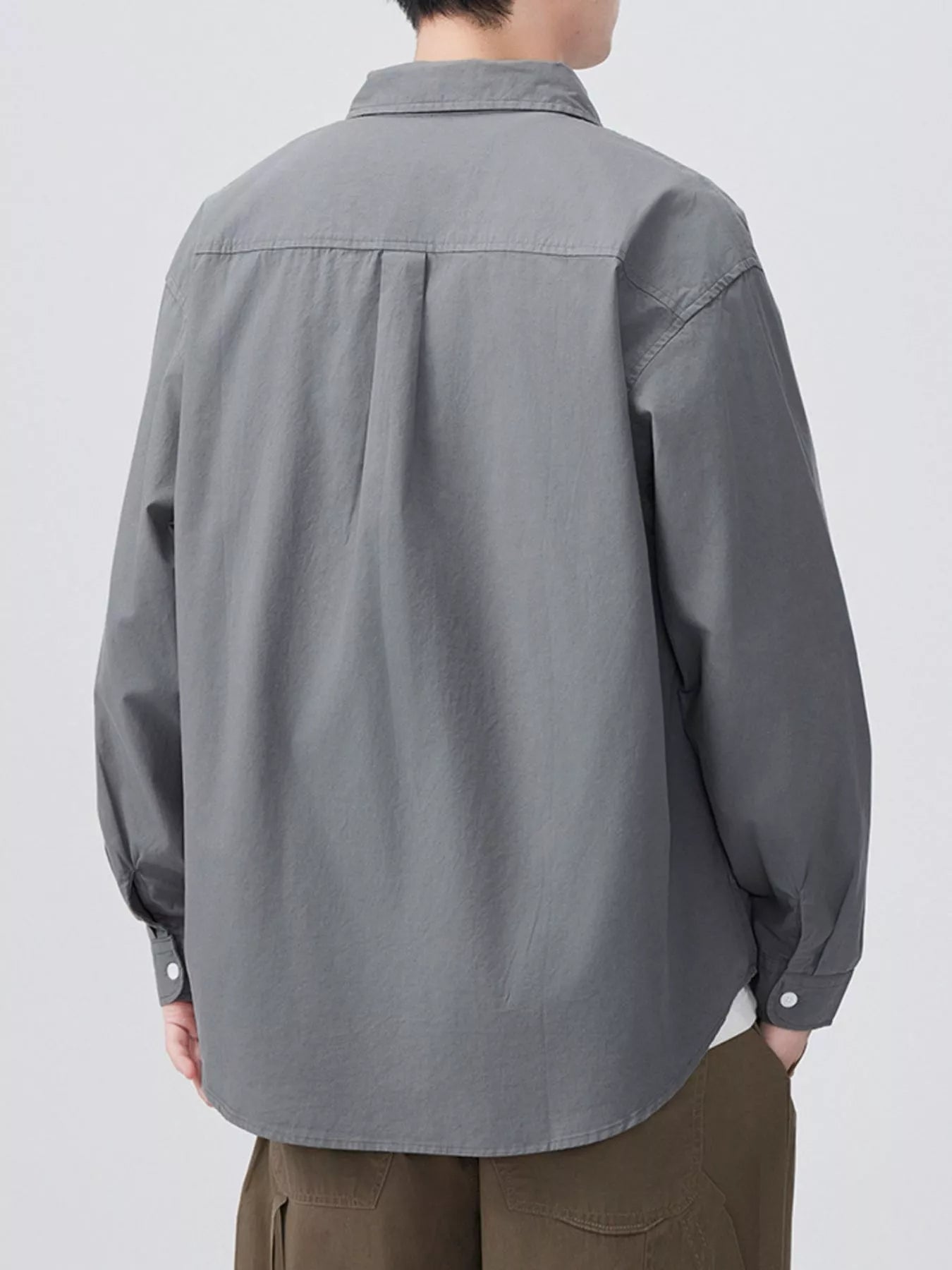 Men's Plus Size Button Up Long Sleeve Shirt - My Wear Clothing Co