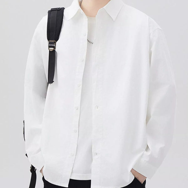 Men's Plus Size Button Up Long Sleeve Shirt - My Wear Clothing Co