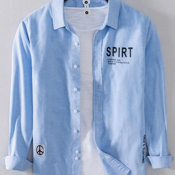 Men's Plus Size Button Up Long Sleeve Shirt - My Wear Clothing Co