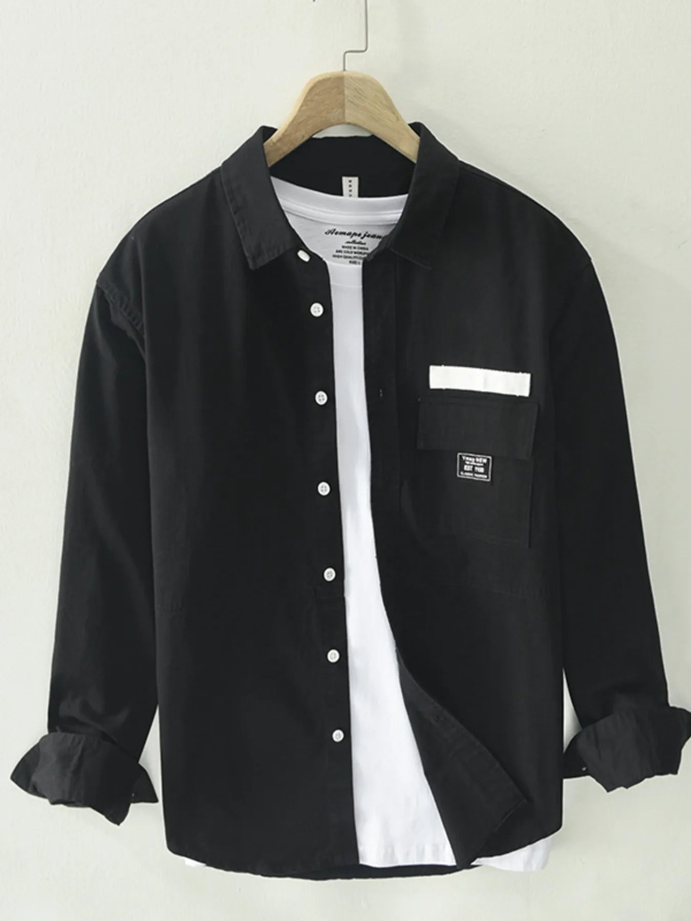 Men's Plus Size Button Up Long Sleeve Shirt - My Wear Clothing Co