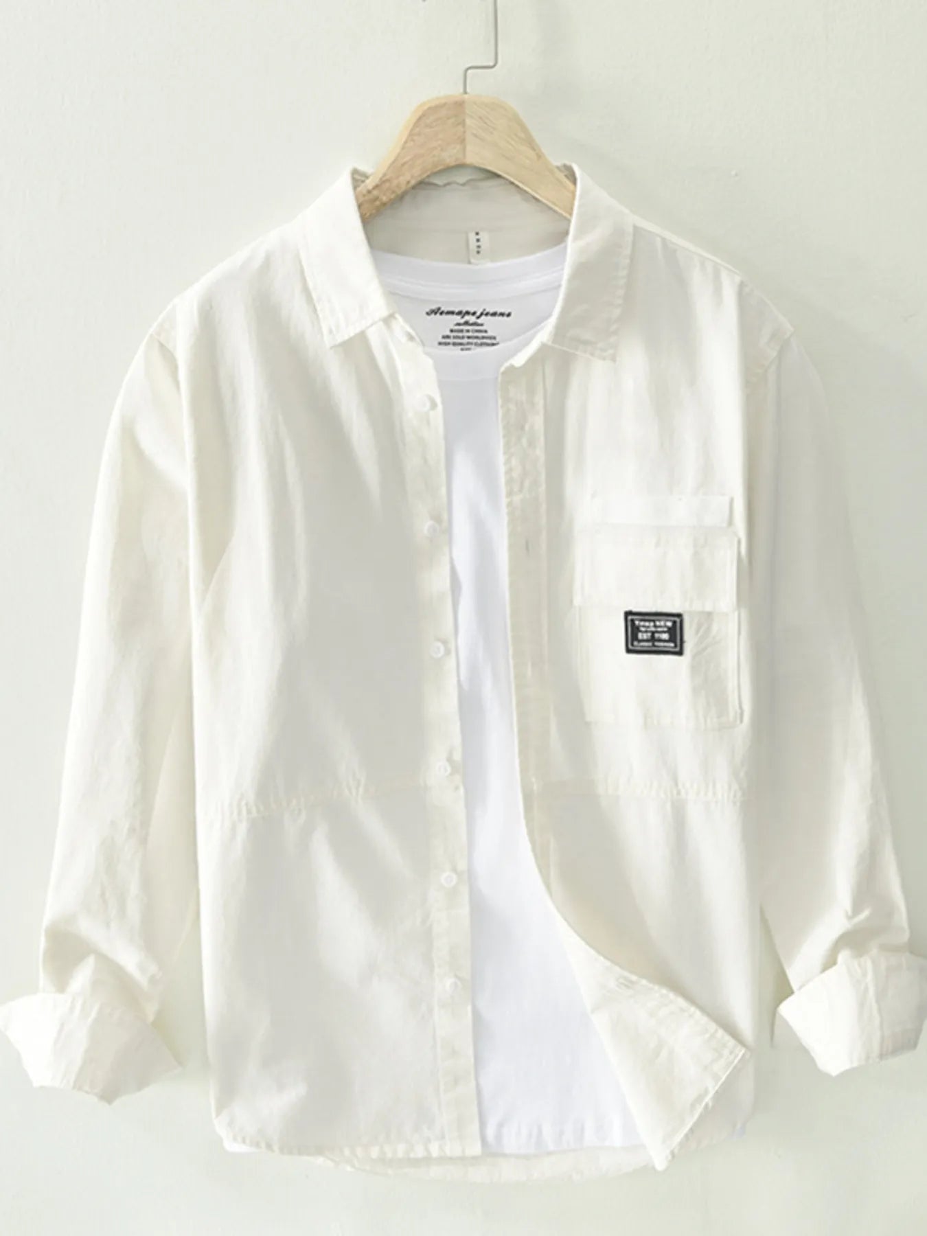 Men's Plus Size Button Up Long Sleeve Shirt - My Wear Clothing Co