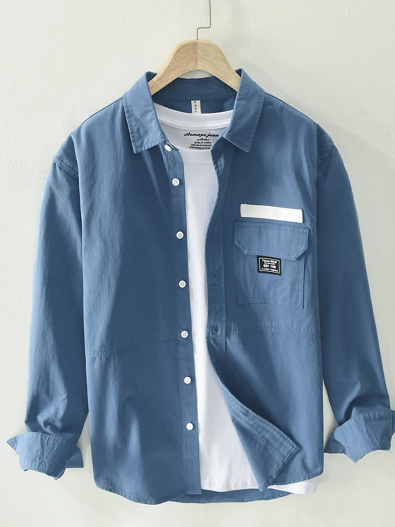 Men's Plus Size Button Up Long Sleeve Shirt - My Wear Clothing Co