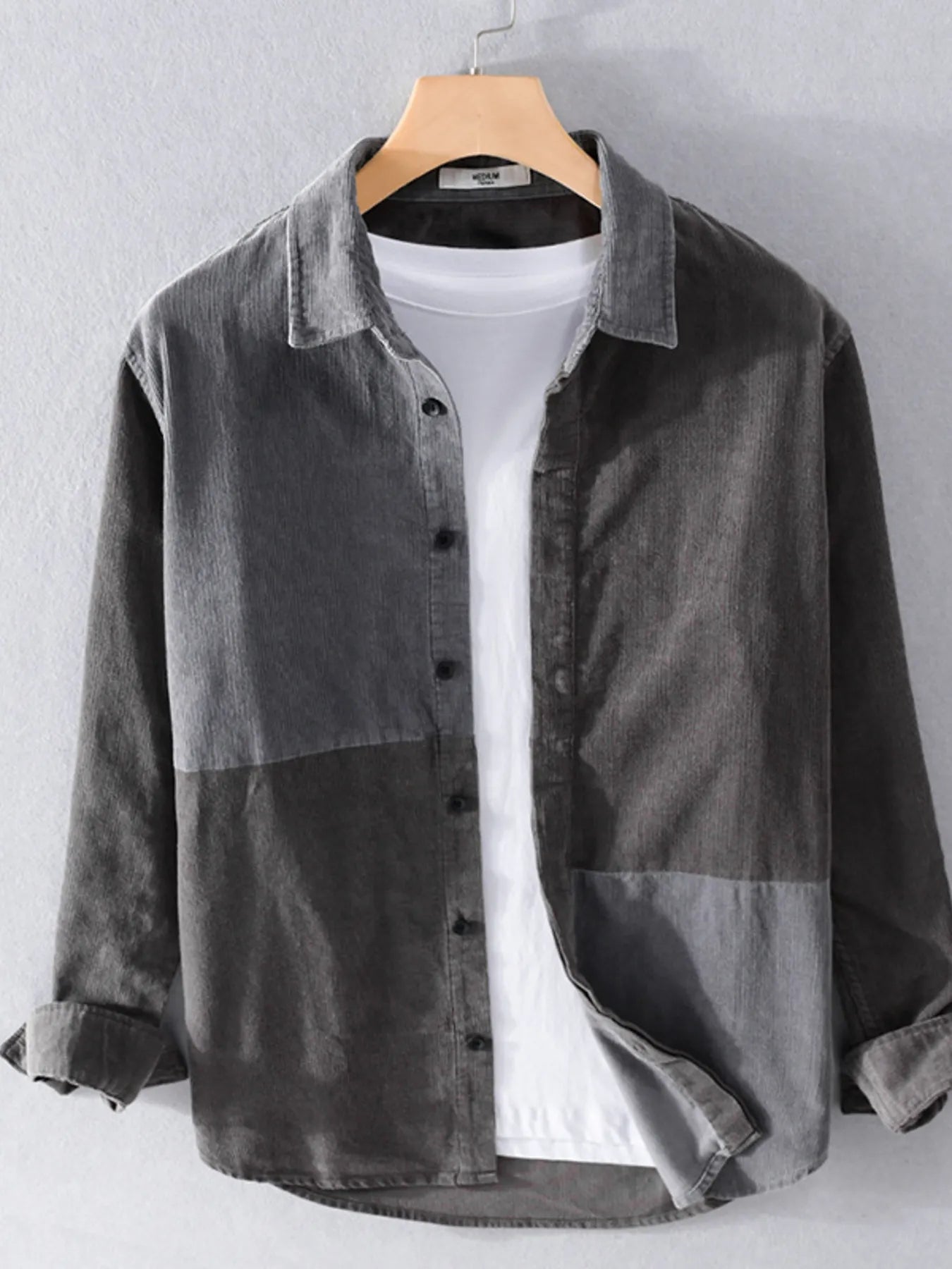 Men's Plus Size Button Up Long Sleeve Shirt - My Wear Clothing Co