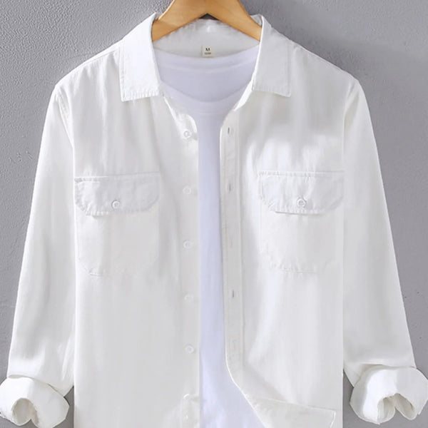 Men's Plus Size Button Up Long Sleeve Shirt - My Wear Clothing Co