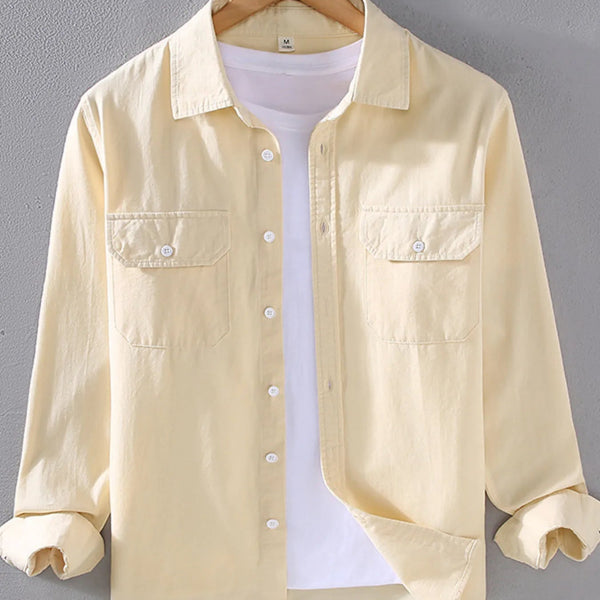 Men's Plus Size Button Up Long Sleeve Shirt - My Wear Clothing Co