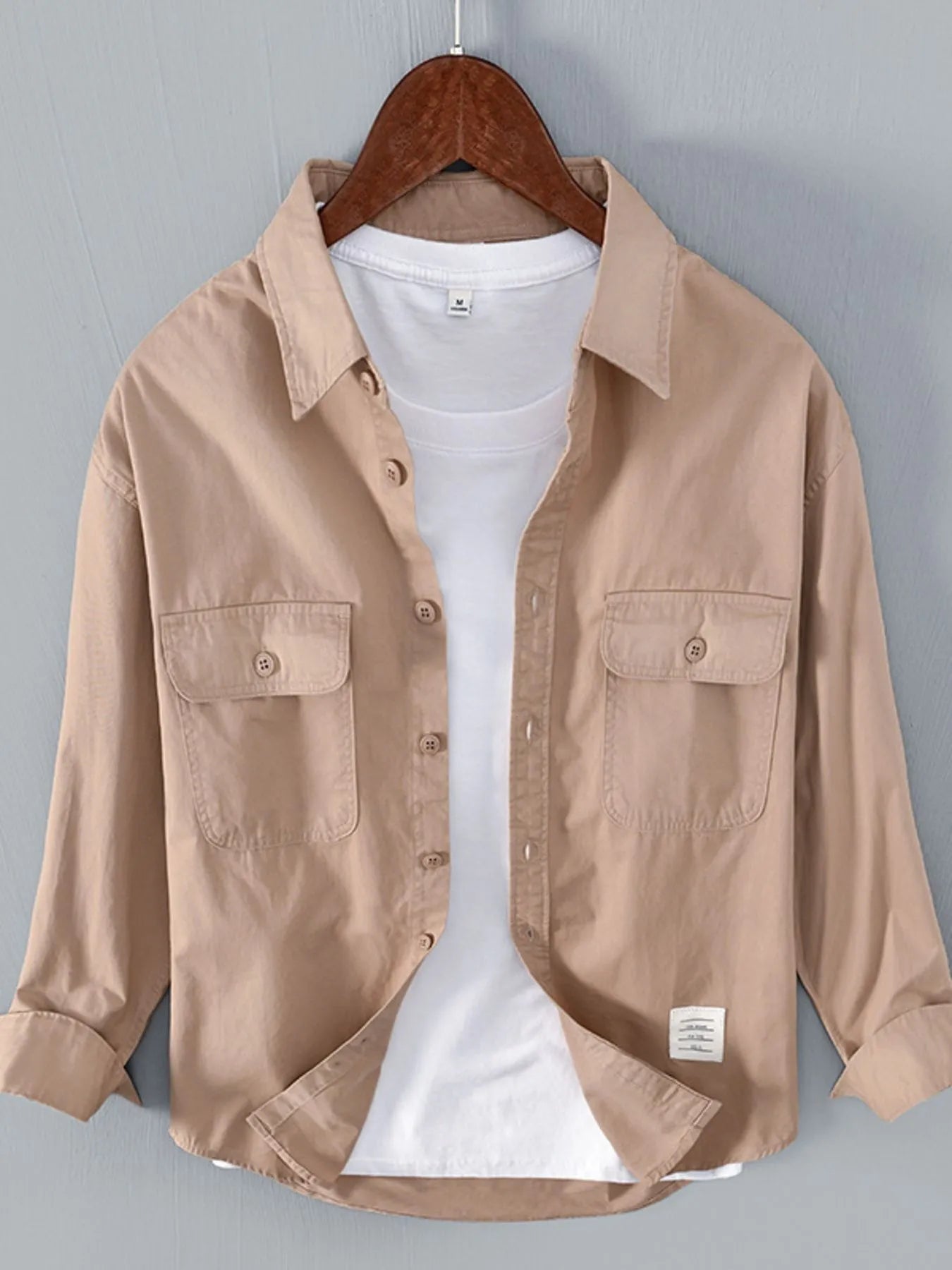 Men's Plus Size Button Up Long Sleeve Shirt - My Wear Clothing Co