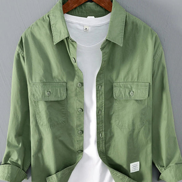 Men's Plus Size Button Up Long Sleeve Shirt - My Wear Clothing Co