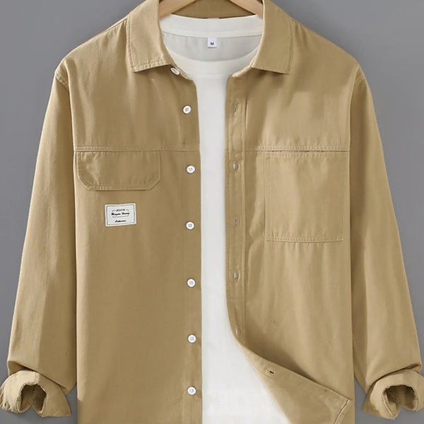 Men's Plus Size Button Up Long Sleeve Shirt - My Wear Clothing Co