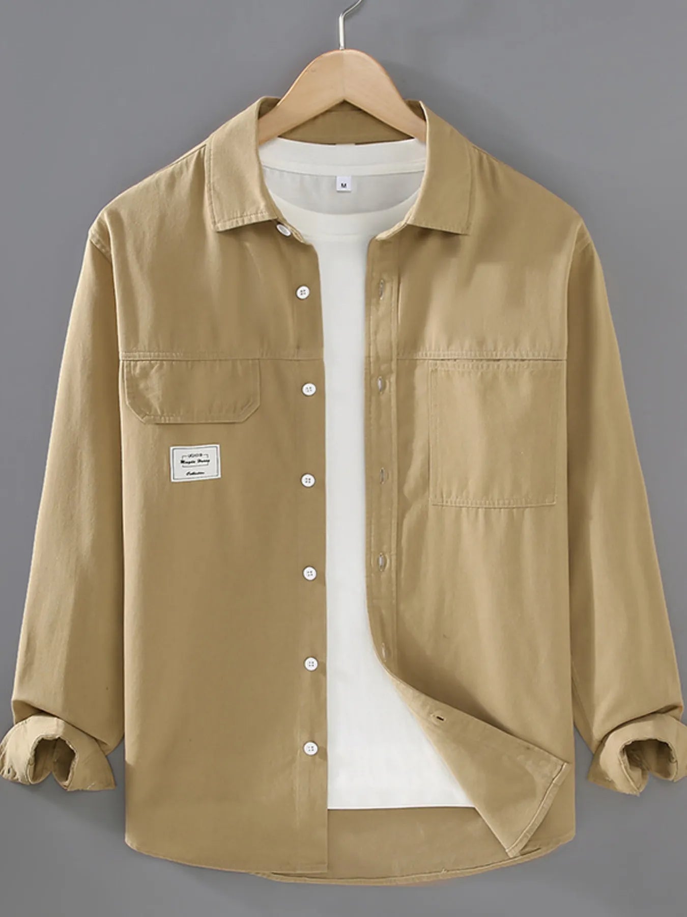 Men's Plus Size Button Up Long Sleeve Shirt - My Wear Clothing Co