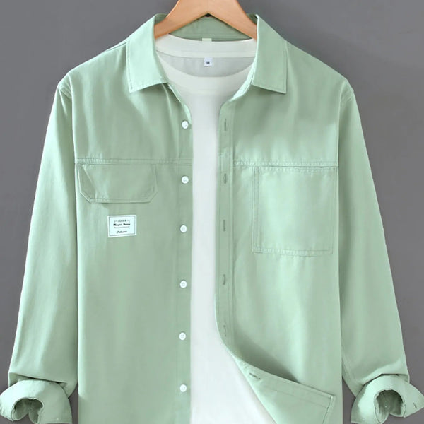 Men's Plus Size Button Up Long Sleeve Shirt - My Wear Clothing Co