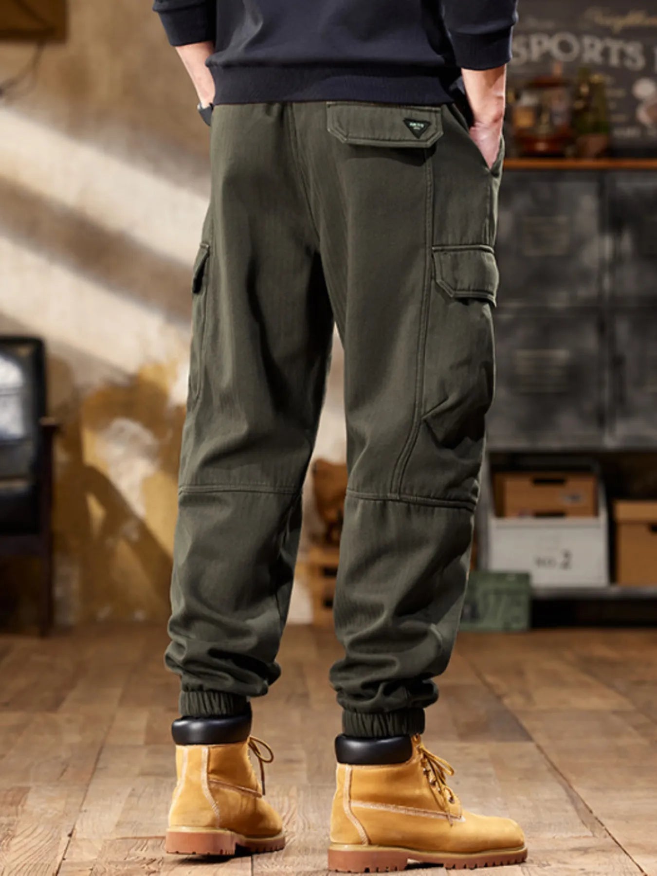 Men's Plus Size Cargo Pants (M–3XL) – Roomy Fit, Everyday Function - My Wear Clothing Co