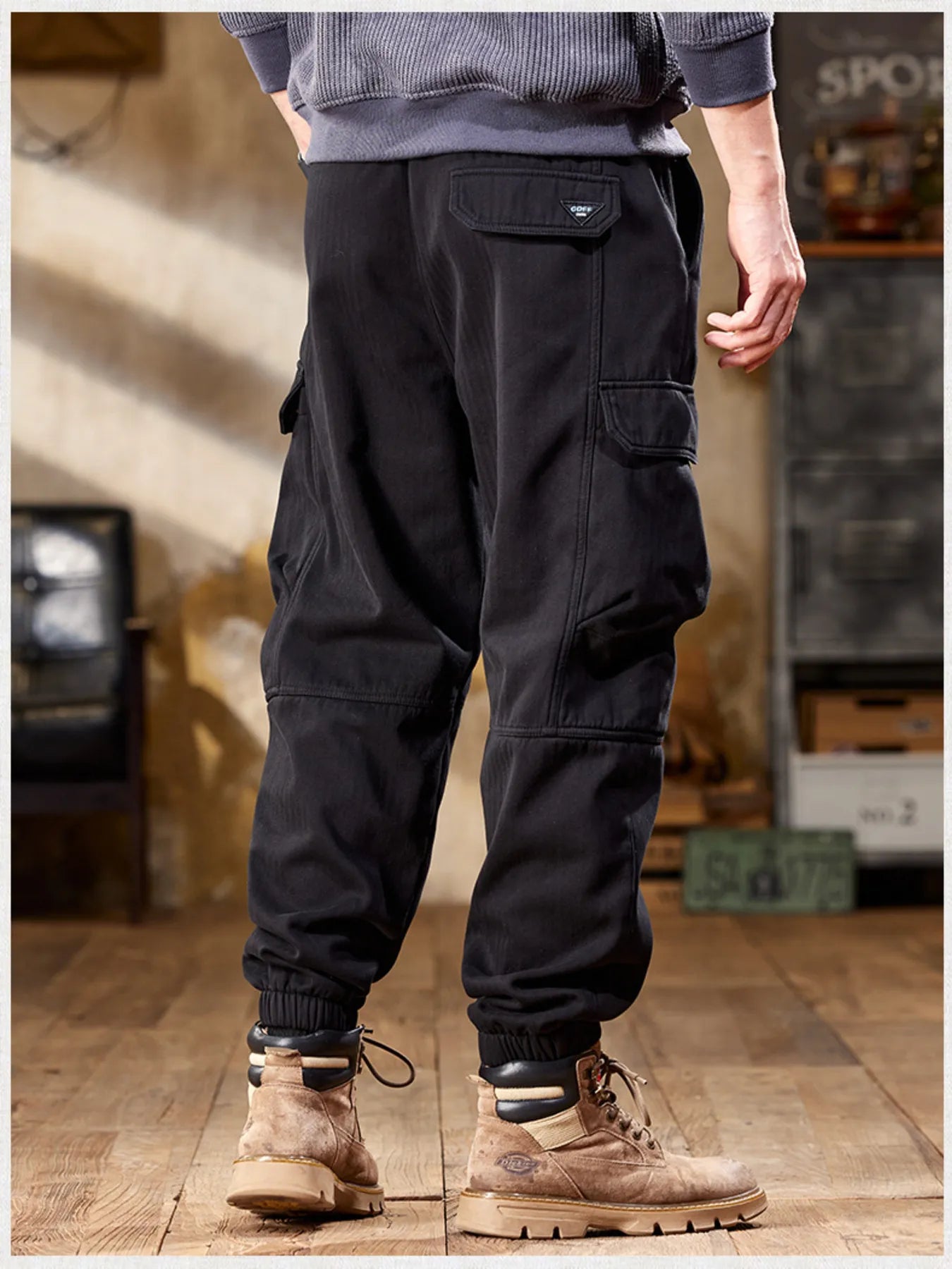Men's Plus Size Cargo Pants (M–3XL) – Roomy Fit, Everyday Function - My Wear Clothing Co