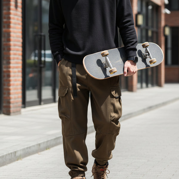 Men's Cargo Pants (M–3XL) – Roomy Fit, Everyday Function