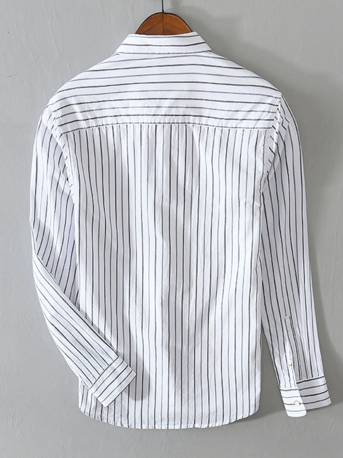 Men's Plus Size Classic Striped Button - Down Shirt - My Wear Clothing Co