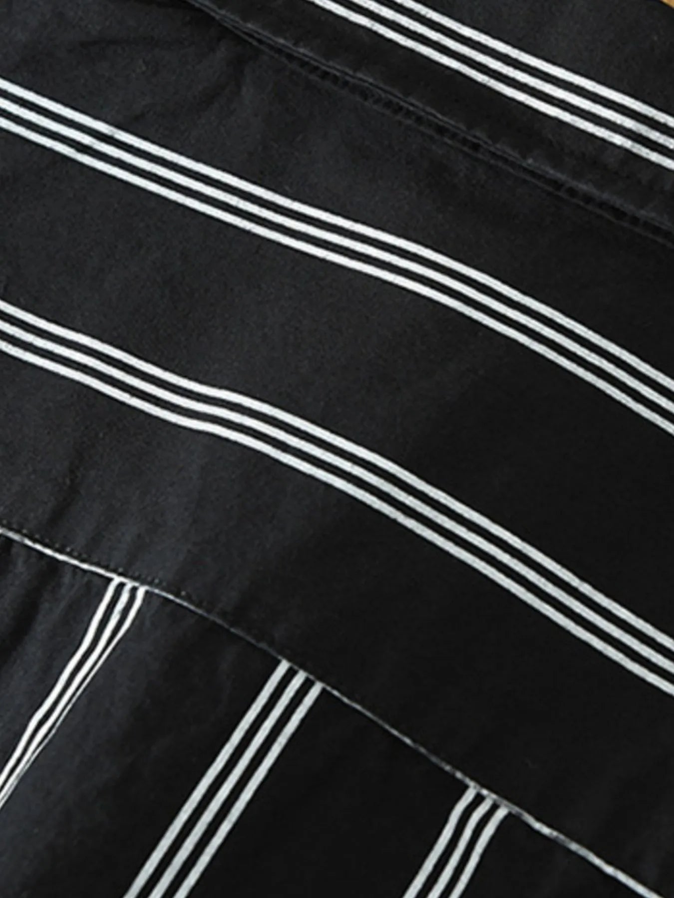 Men's Plus Size Classic Striped Short Sleeve Button - Up Shirt - My Wear Clothing Co