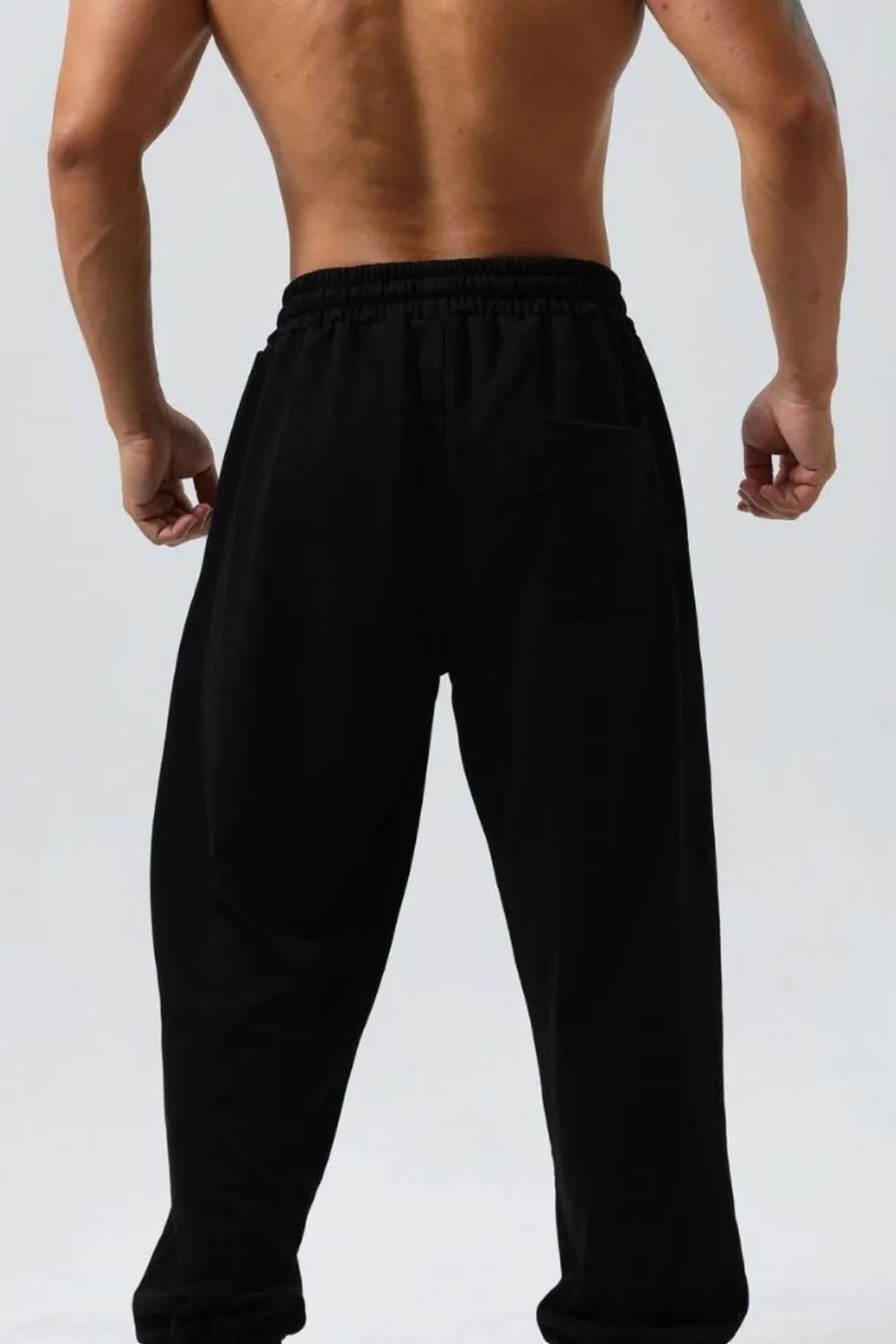 Men's Plus Size Distressed Drawstring Joggers - My Wear Clothing Co