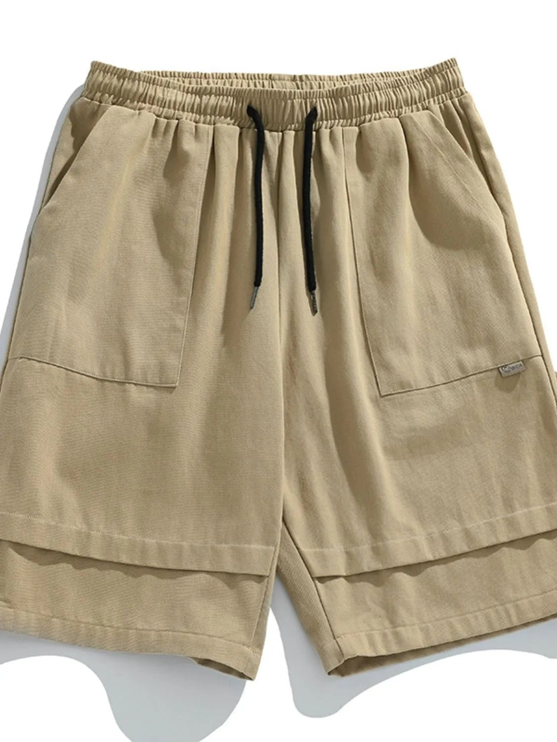 Men's Plus Size Drawstring Shorts with Pockets - My Wear Clothing Co