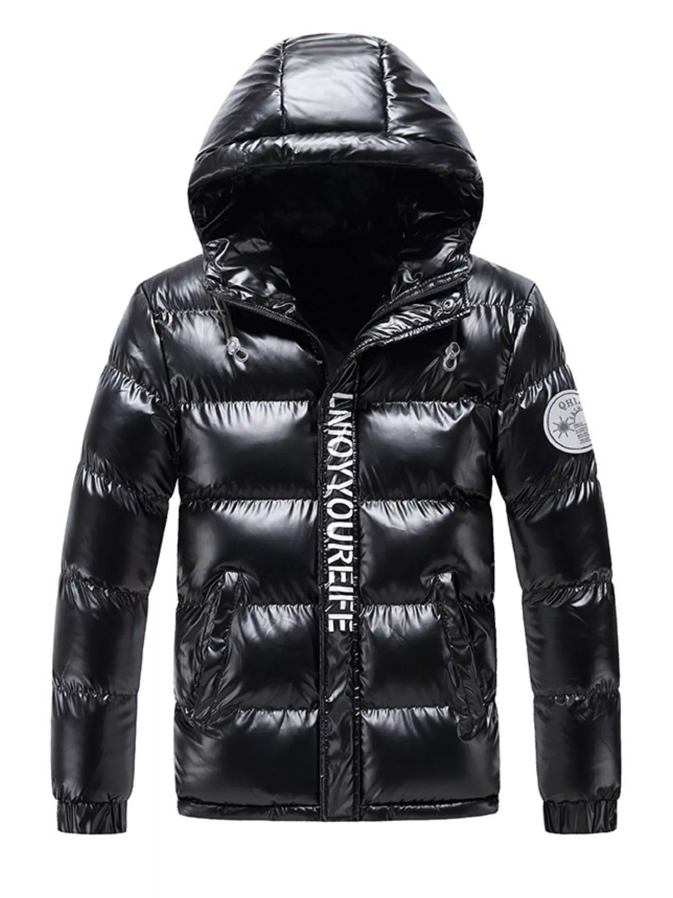 Men's Plus Size Padded Hooded Winter Coat - My Wear Clothing Co