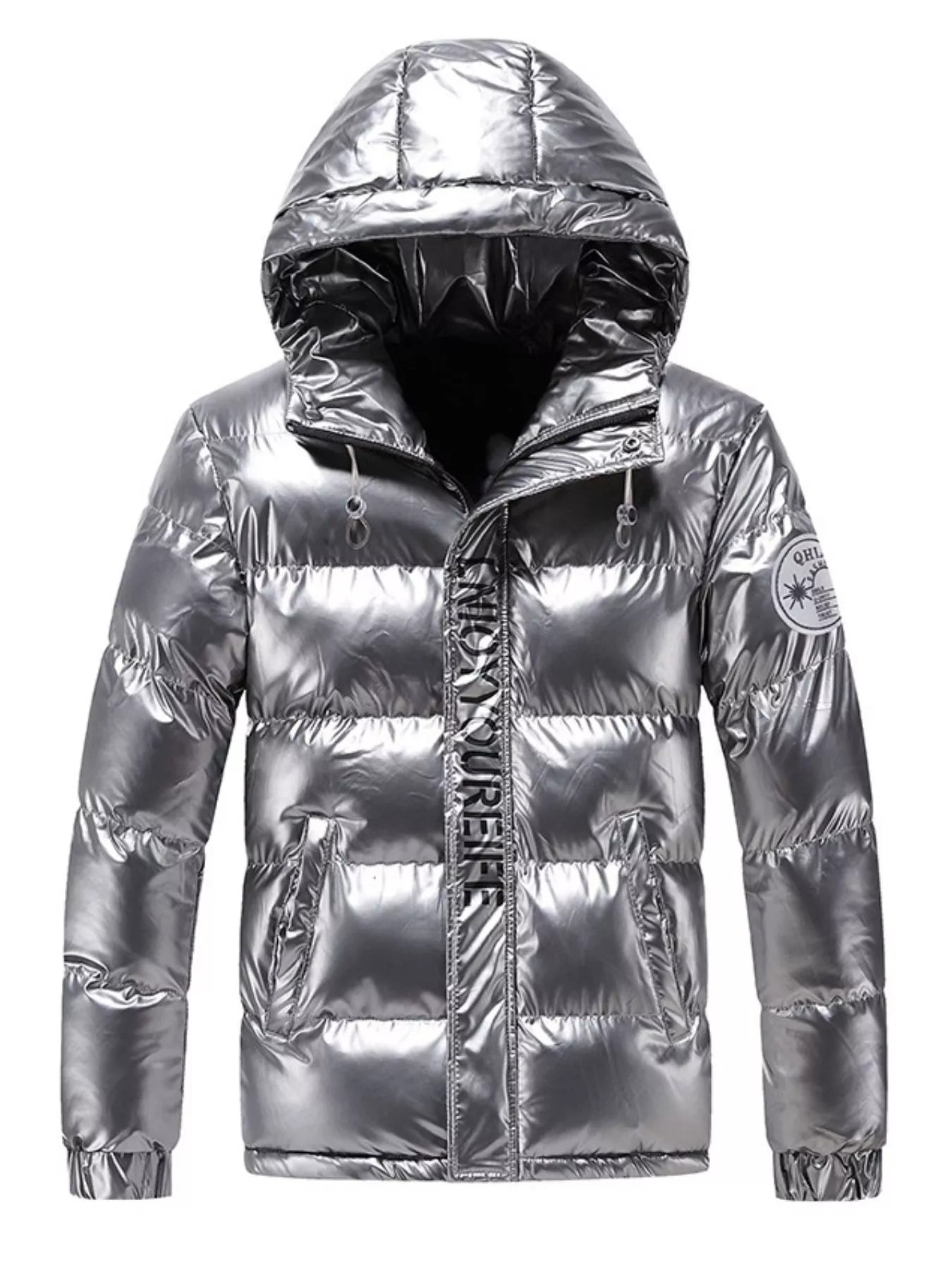 Men's Plus Size Padded Hooded Winter Coat - My Wear Clothing Co