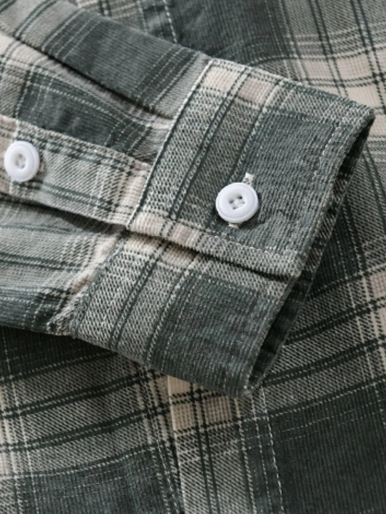 Men's Plus Size Plaid Button Up Long Sleeve Shirt - My Wear Clothing Co