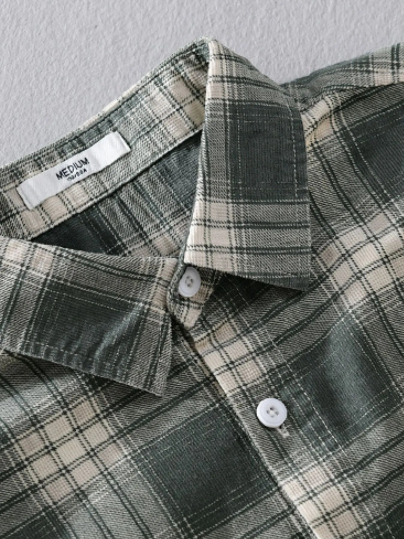 Men's Plus Size Plaid Button Up Long Sleeve Shirt - My Wear Clothing Co