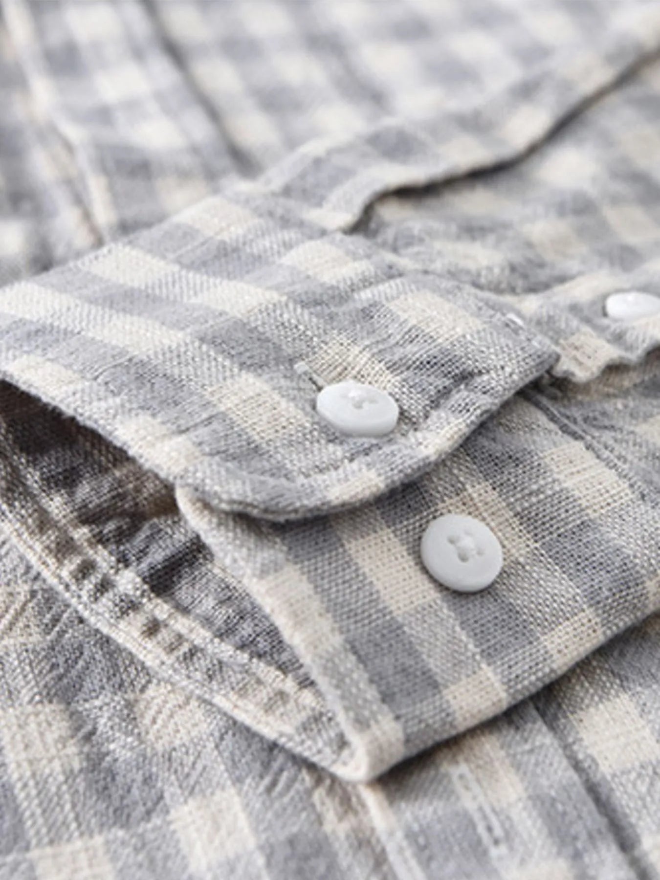 Men's Plus Size Plaid Button Up Long Sleeve Shirt - My Wear Clothing Co