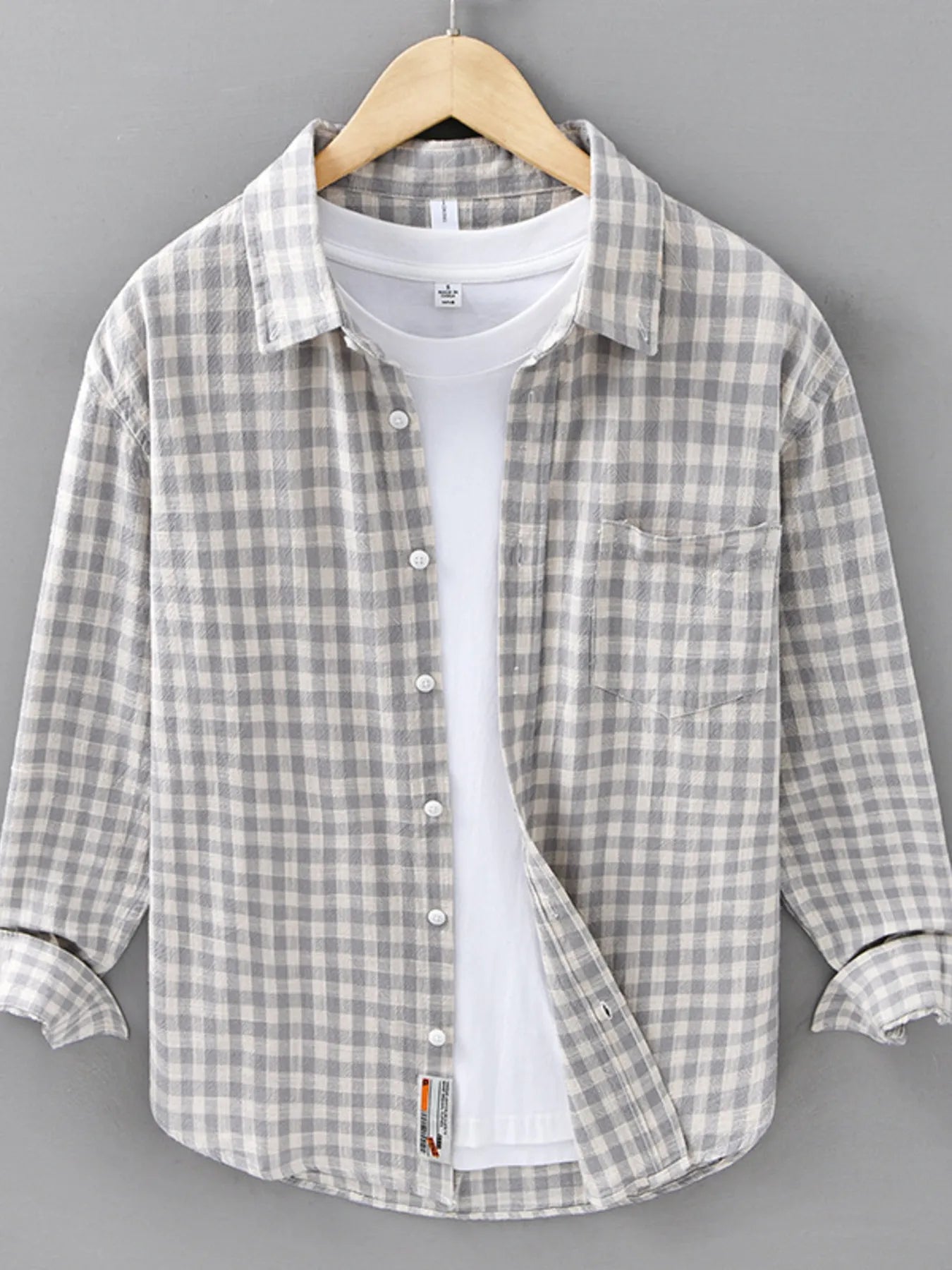Men's Plus Size Plaid Button Up Long Sleeve Shirt - My Wear Clothing Co