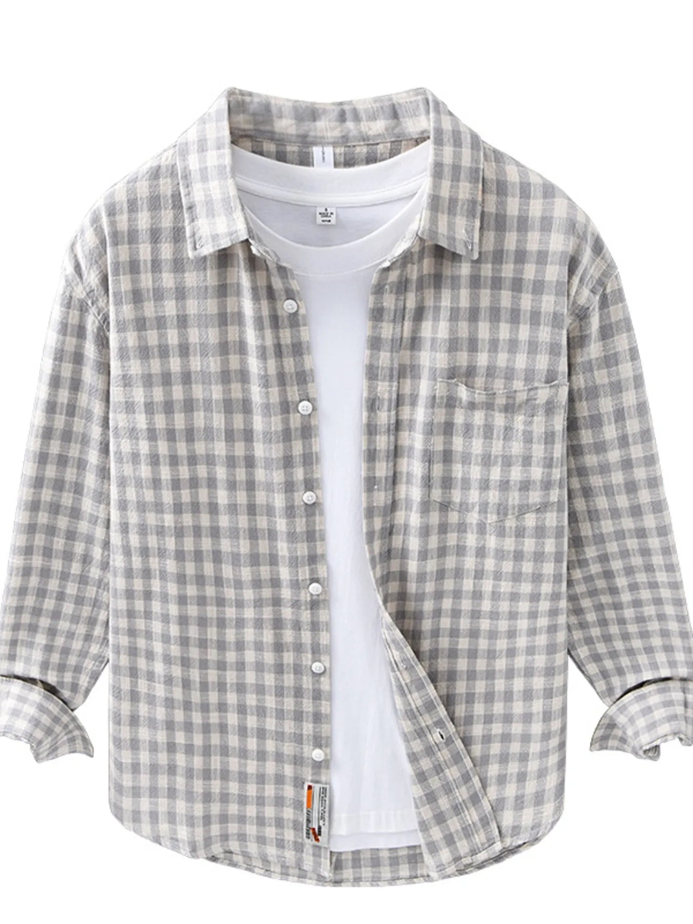 Men's Plus Size Plaid Button Up Long Sleeve Shirt - My Wear Clothing Co