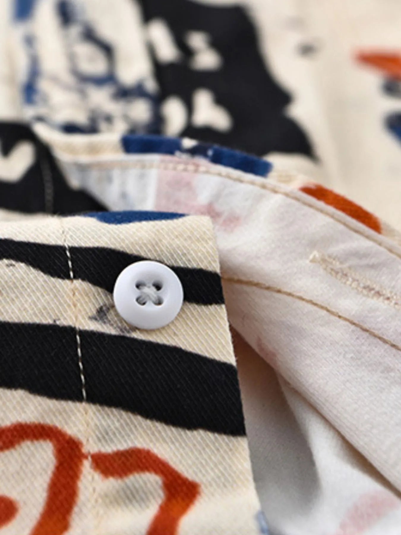 Men's Plus Size Printed Button Up Short Sleeve Shirt - My Wear Clothing Co