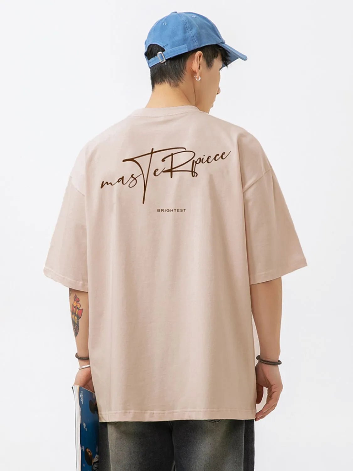 Men's Plus Size Round Neck Half Sleeve T-Shirt - My Wear Clothing Co