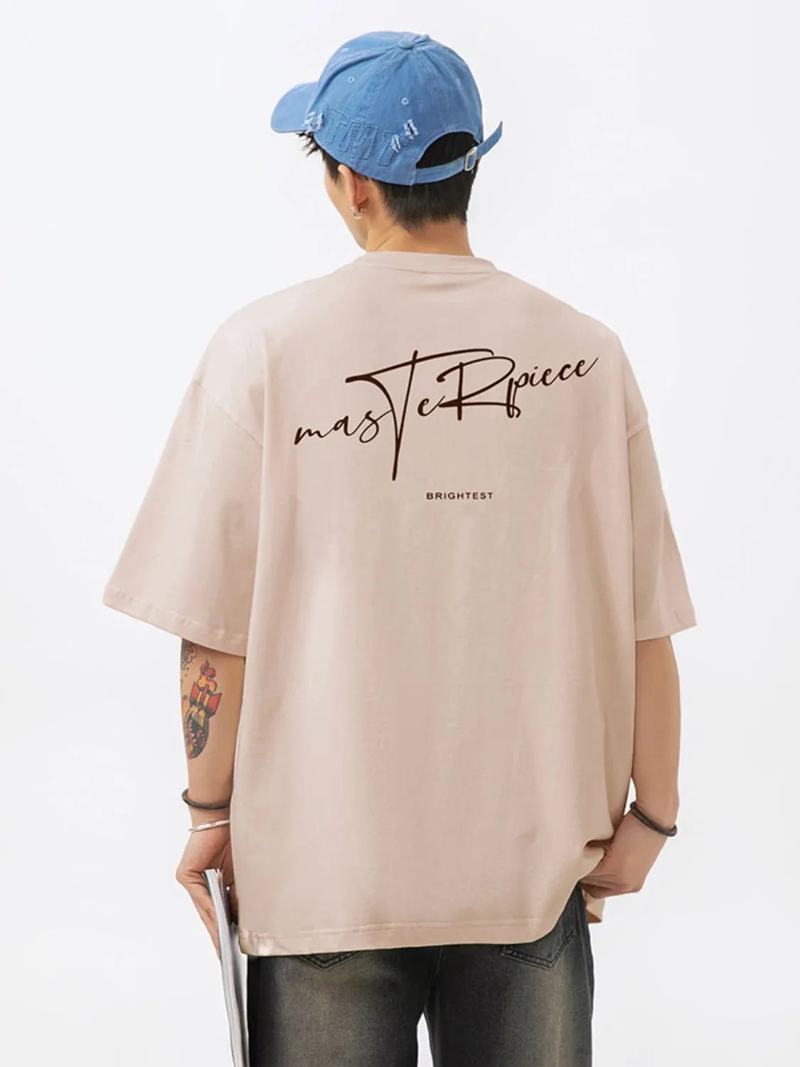 Men's Plus Size Round Neck Half Sleeve T-Shirt - My Wear Clothing Co